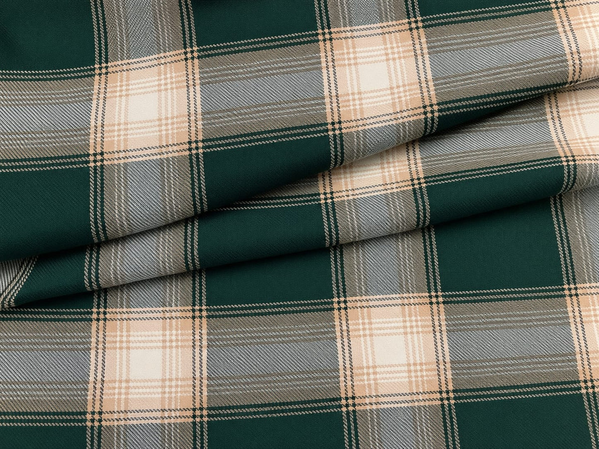 EMERALD PLAID TUNIC CO-ORD SET