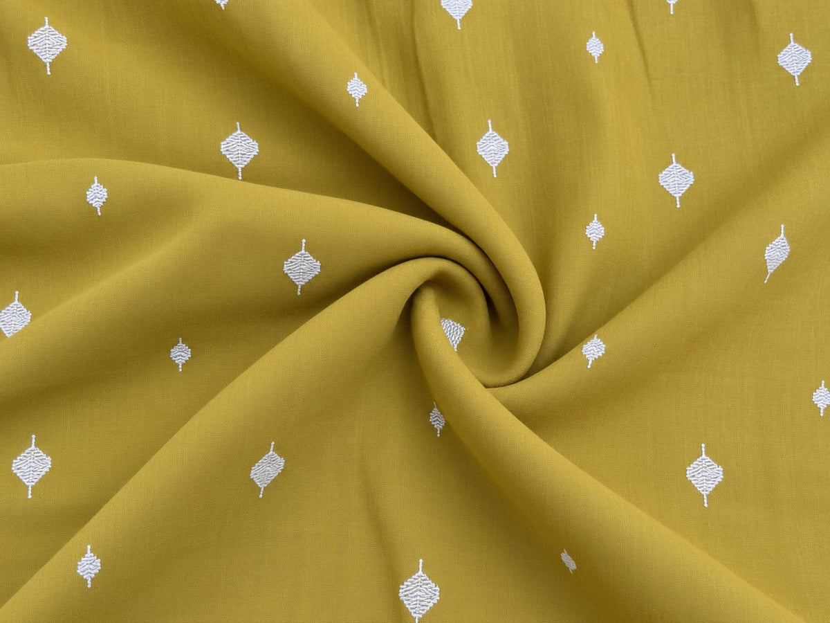 MUSTARD MOTIF SLEEVELESS PALAZZO CO-ORD SET