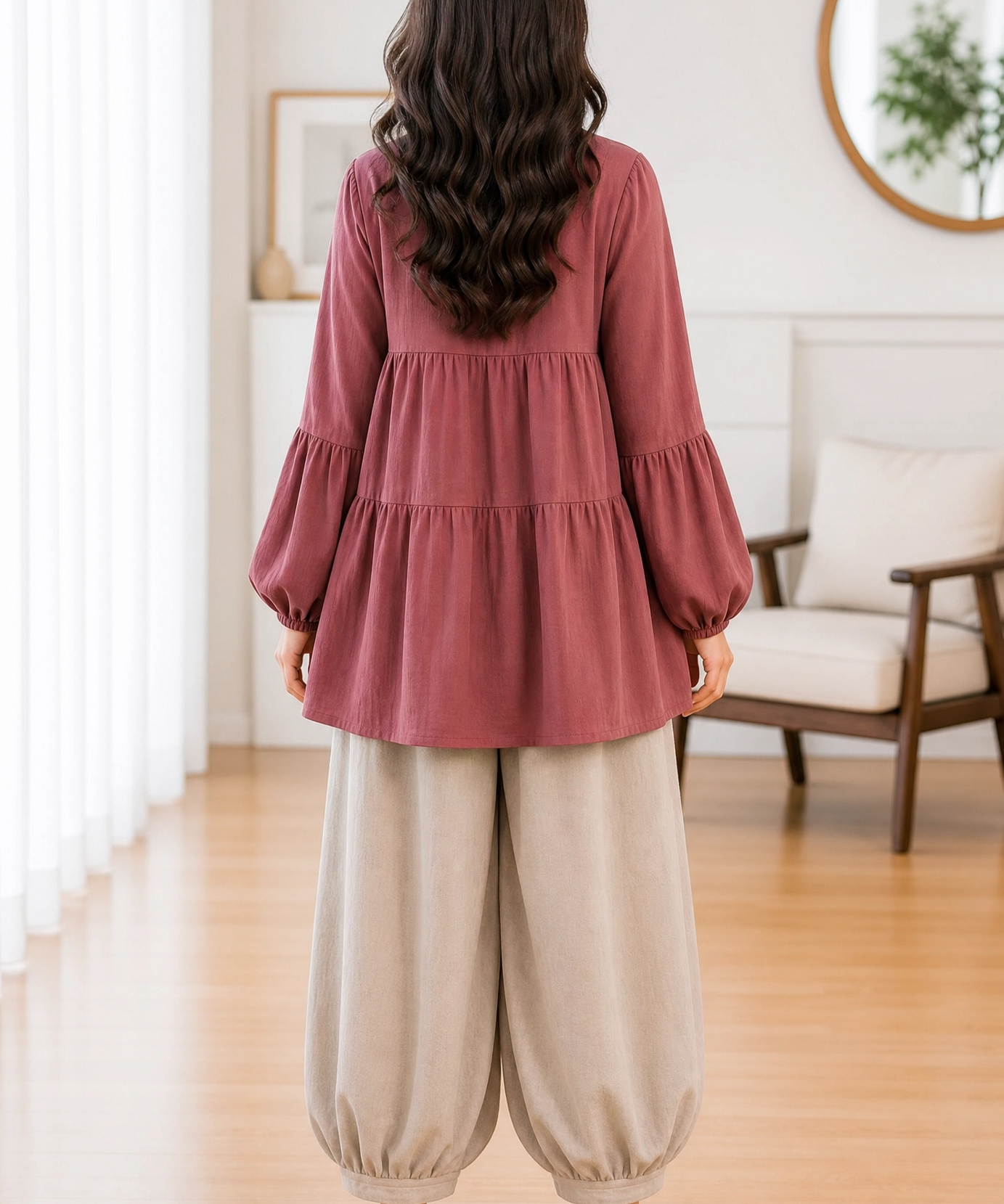 DUSTY ROSE HAVEN  CO-ORD SET