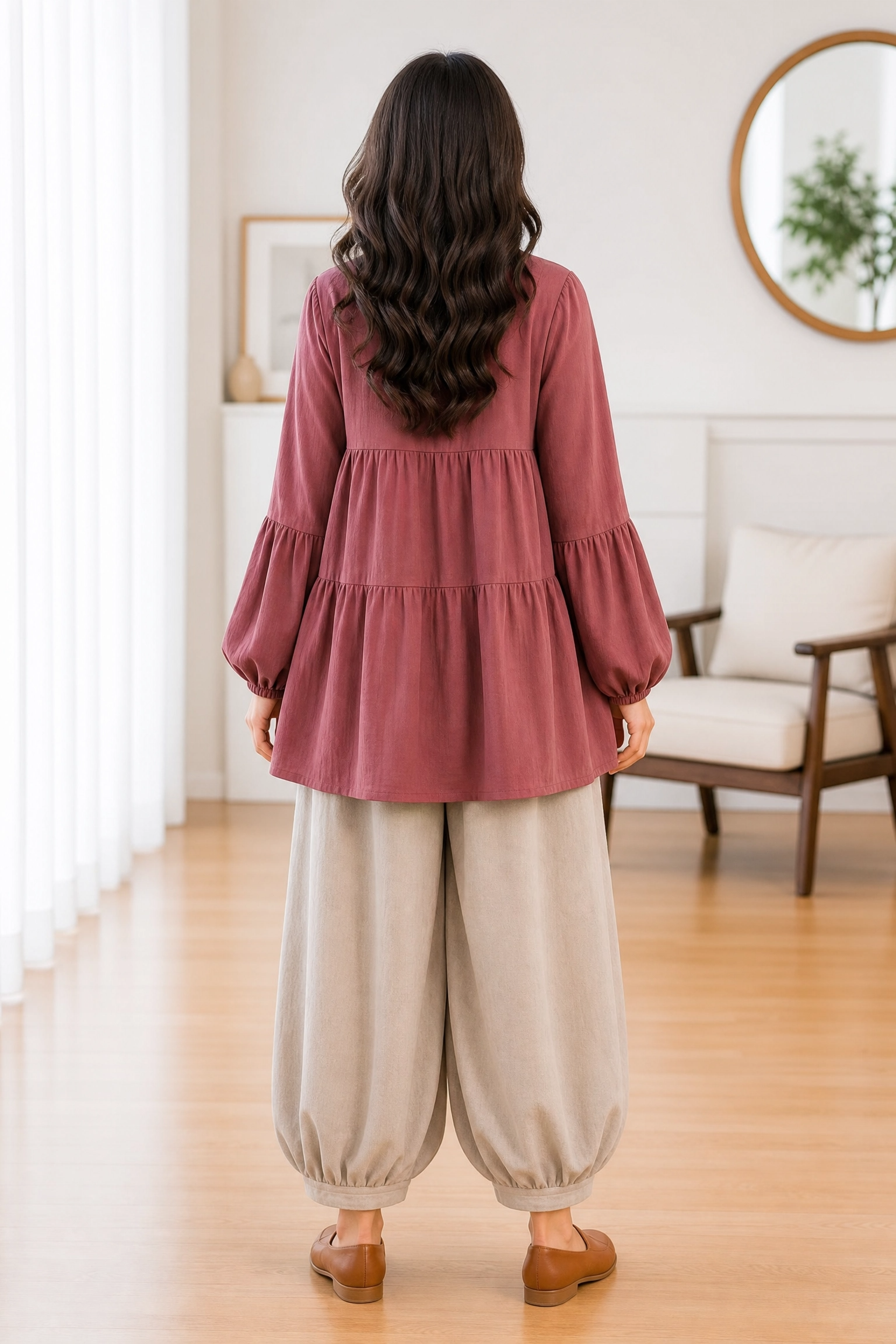 DUSTY ROSE HAVEN  CO-ORD SET