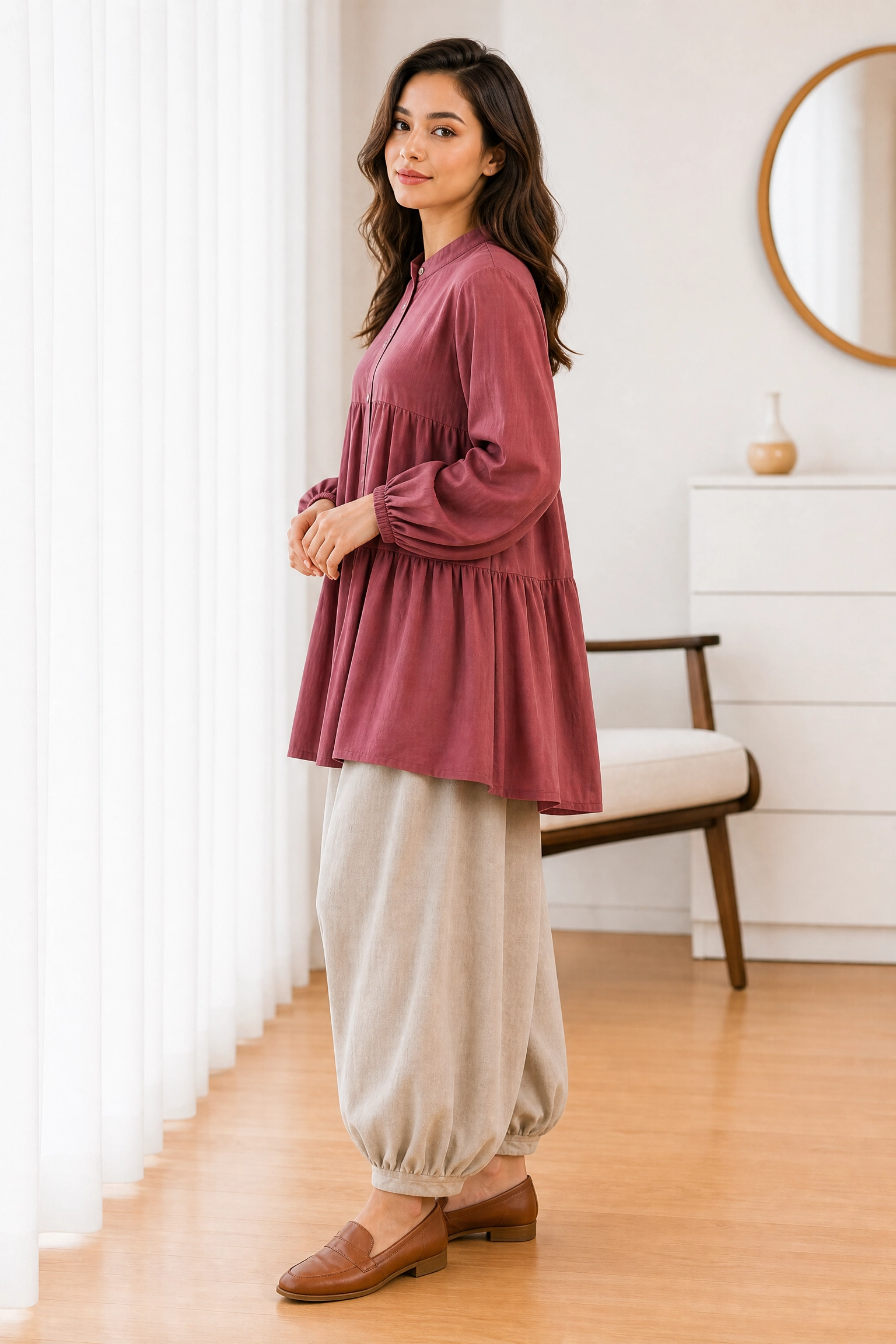 DUSTY ROSE HAVEN  CO-ORD SET