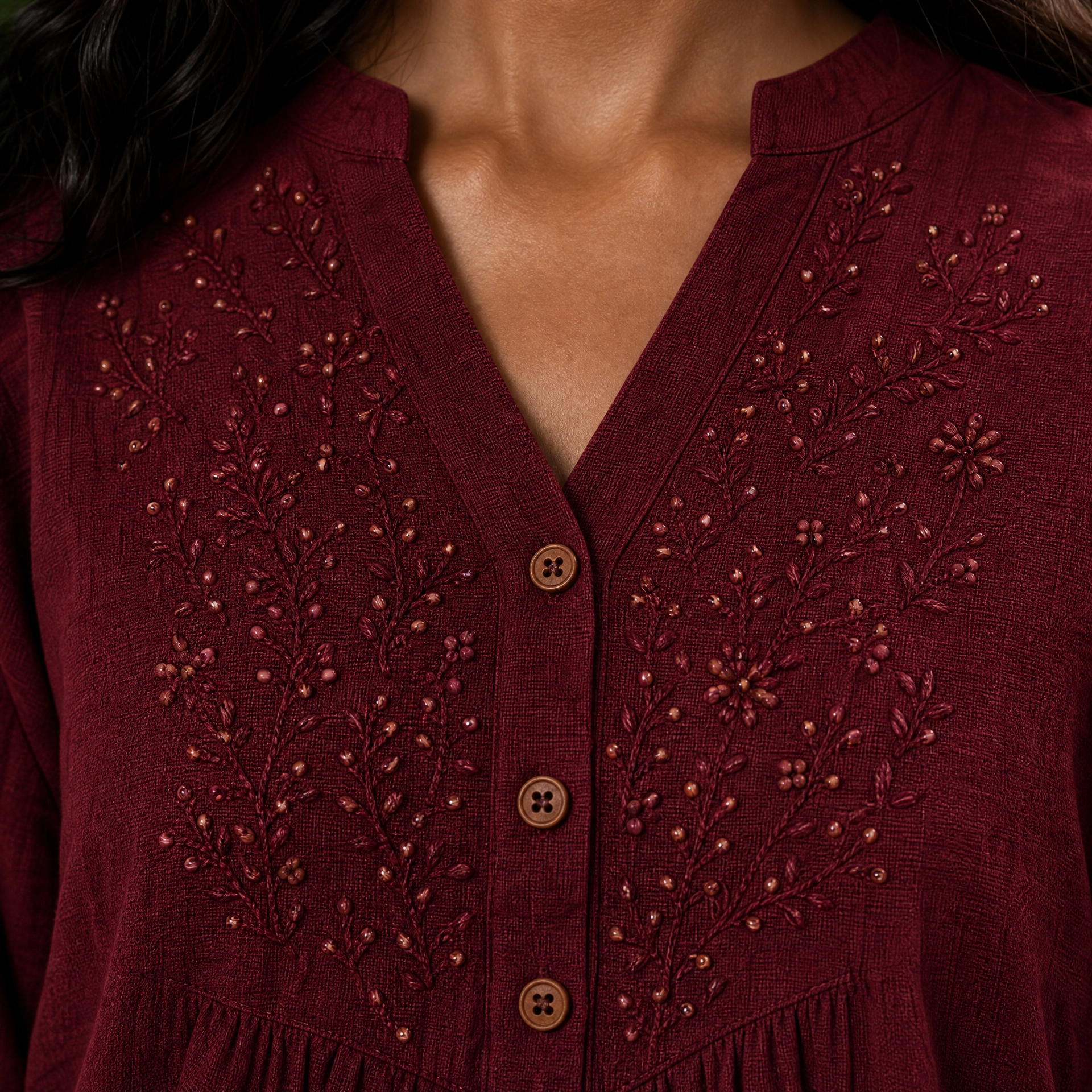 BURGUNDY PEARL CO-ORD SET