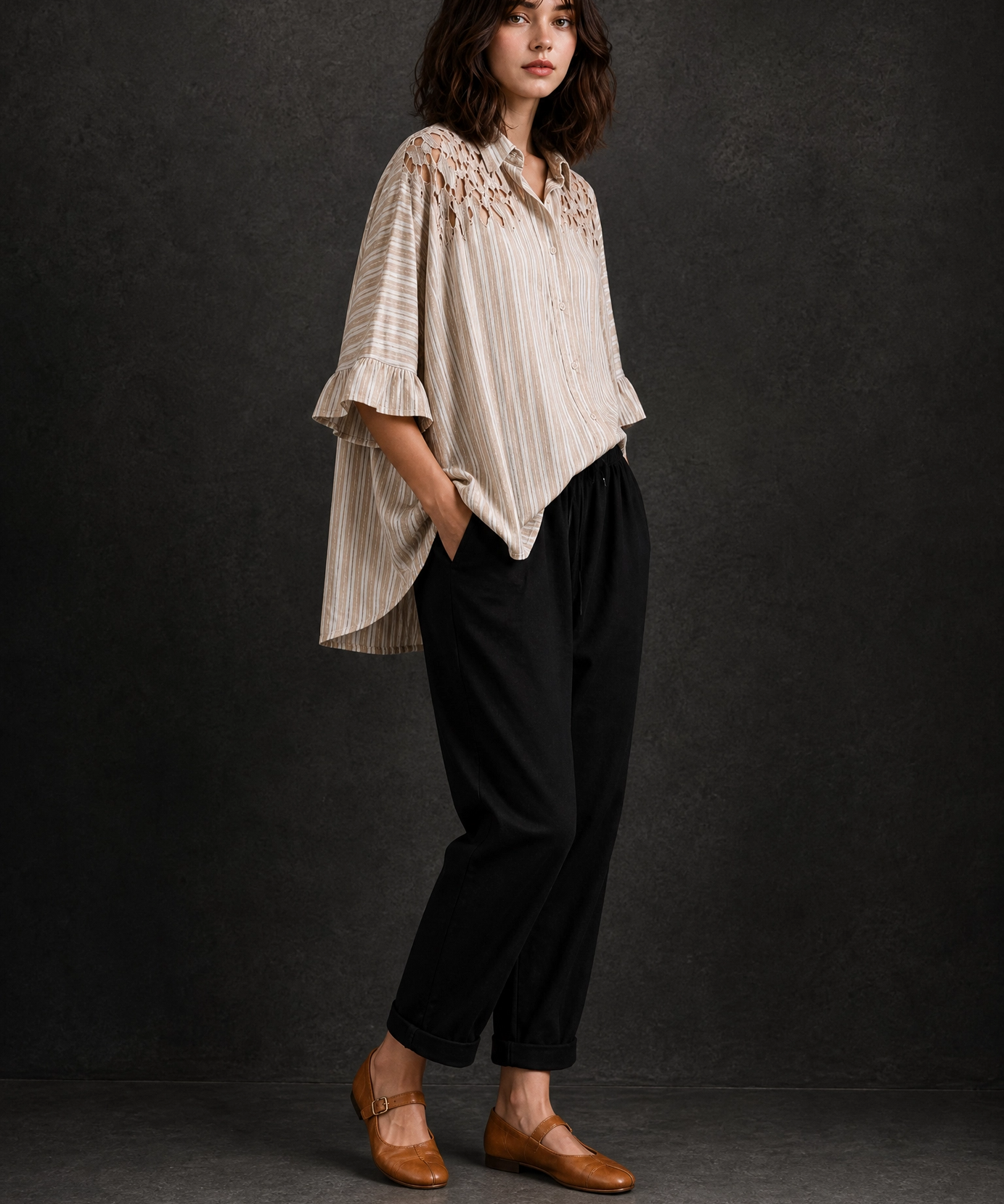 STRIPE LINEN CO-ORD SET