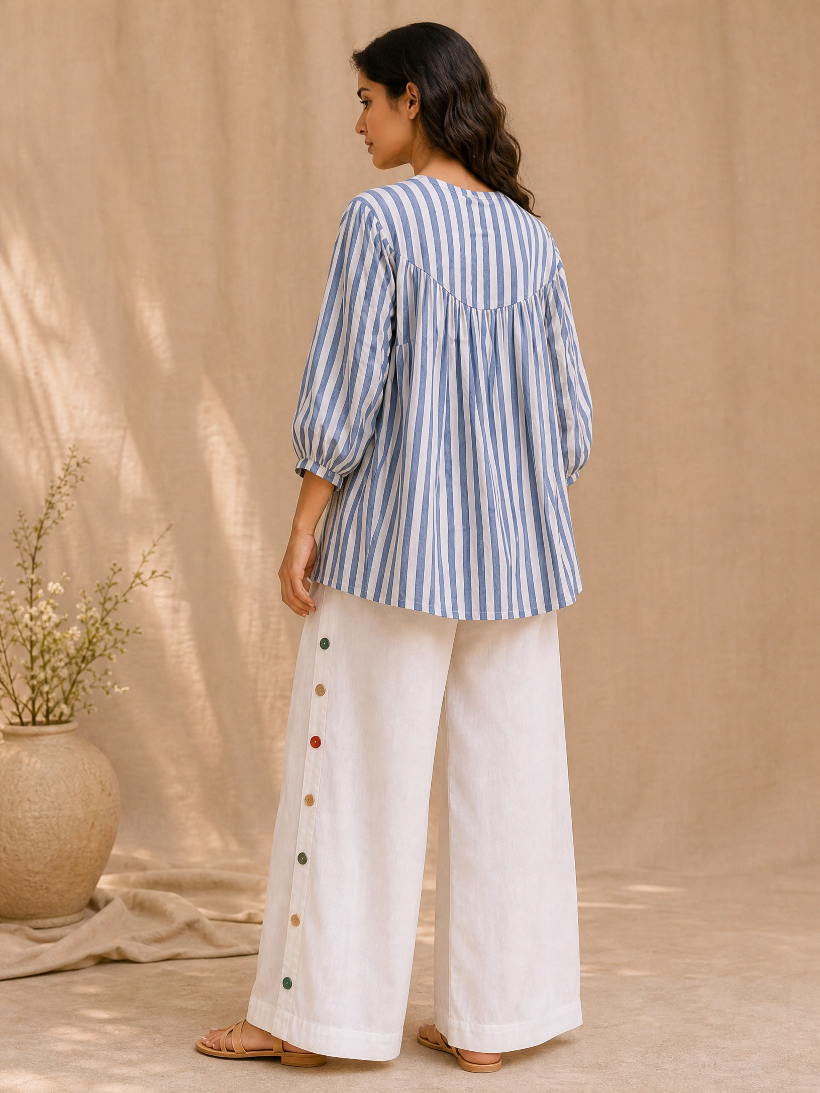 SKYLINE STRIPE COTTON CO-ORD SET