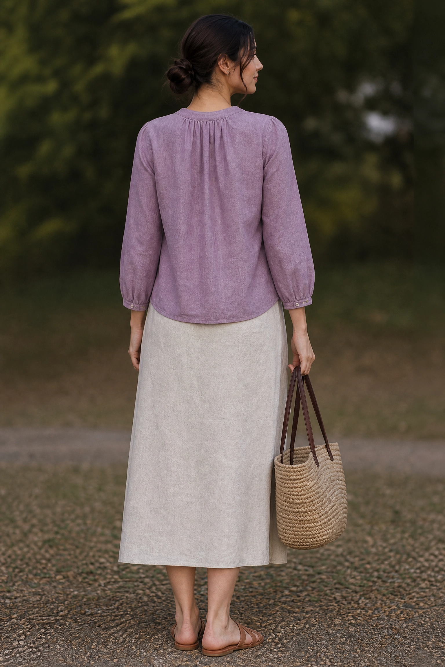 LAVENDER BLOOM COTTON CO-ORD SET