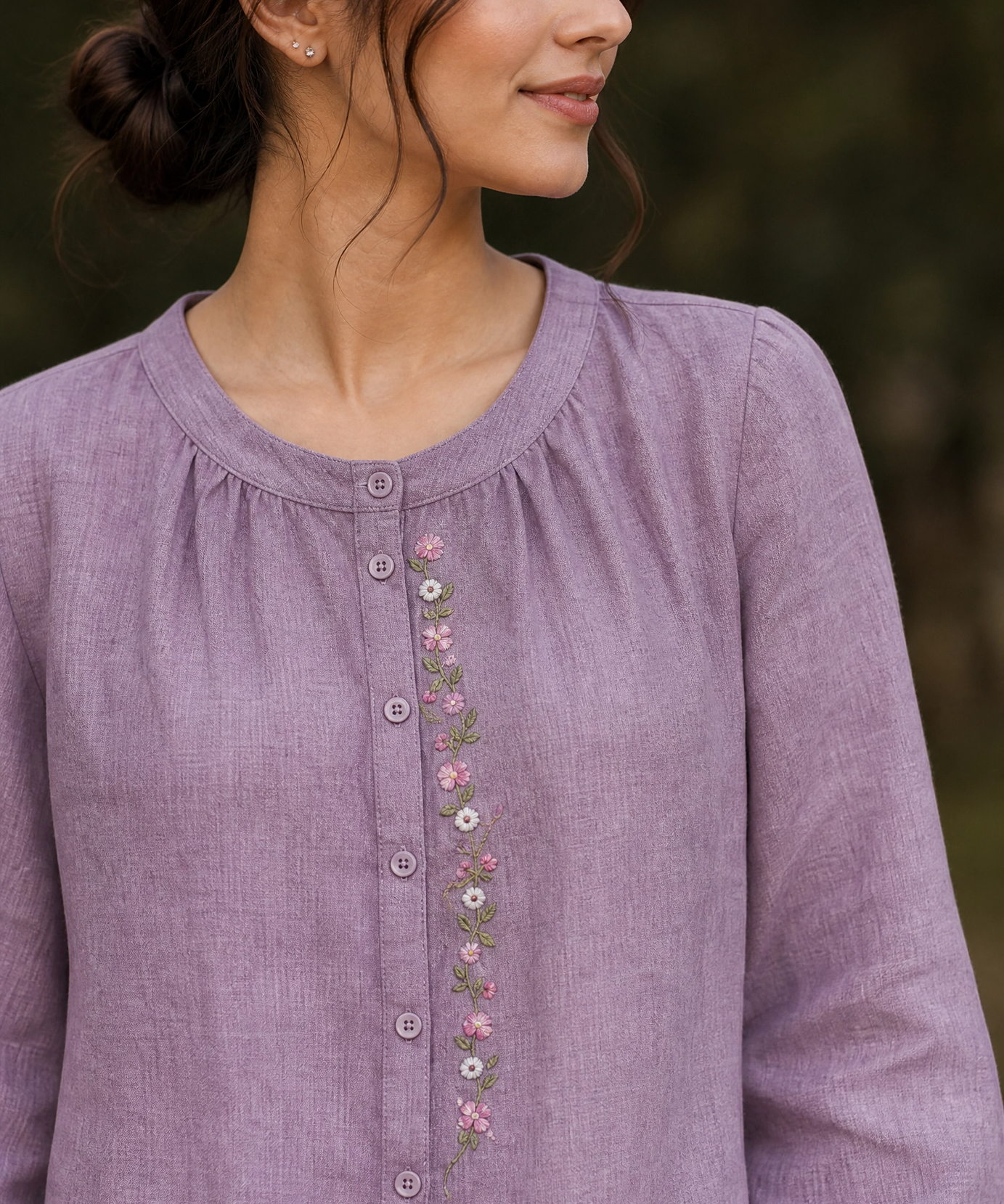 LAVENDER BLOOM COTTON CO-ORD SET