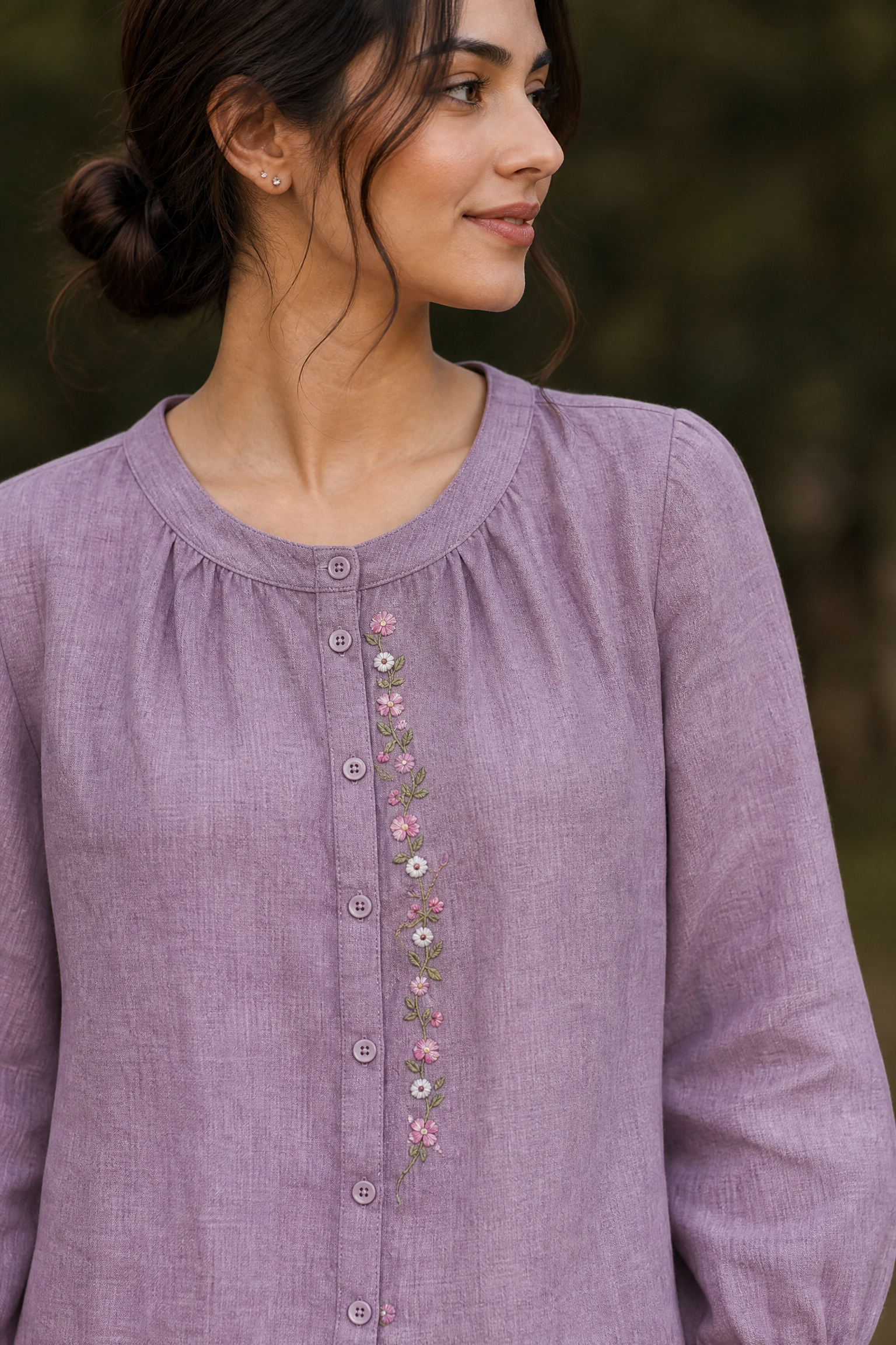 LAVENDER BLOOM COTTON CO-ORD SET