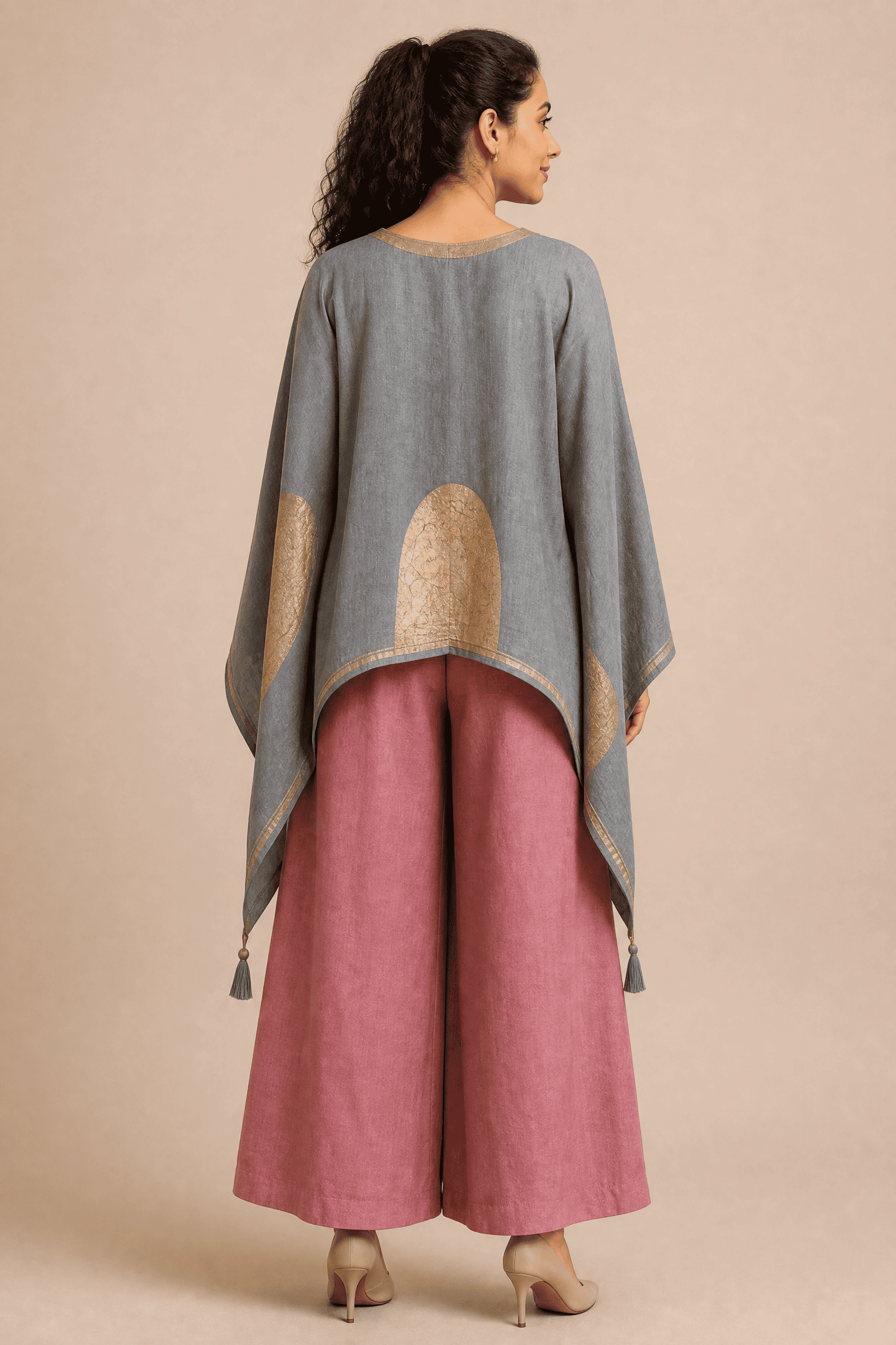 ASYMMETRIC LINEN CO-ORD SET