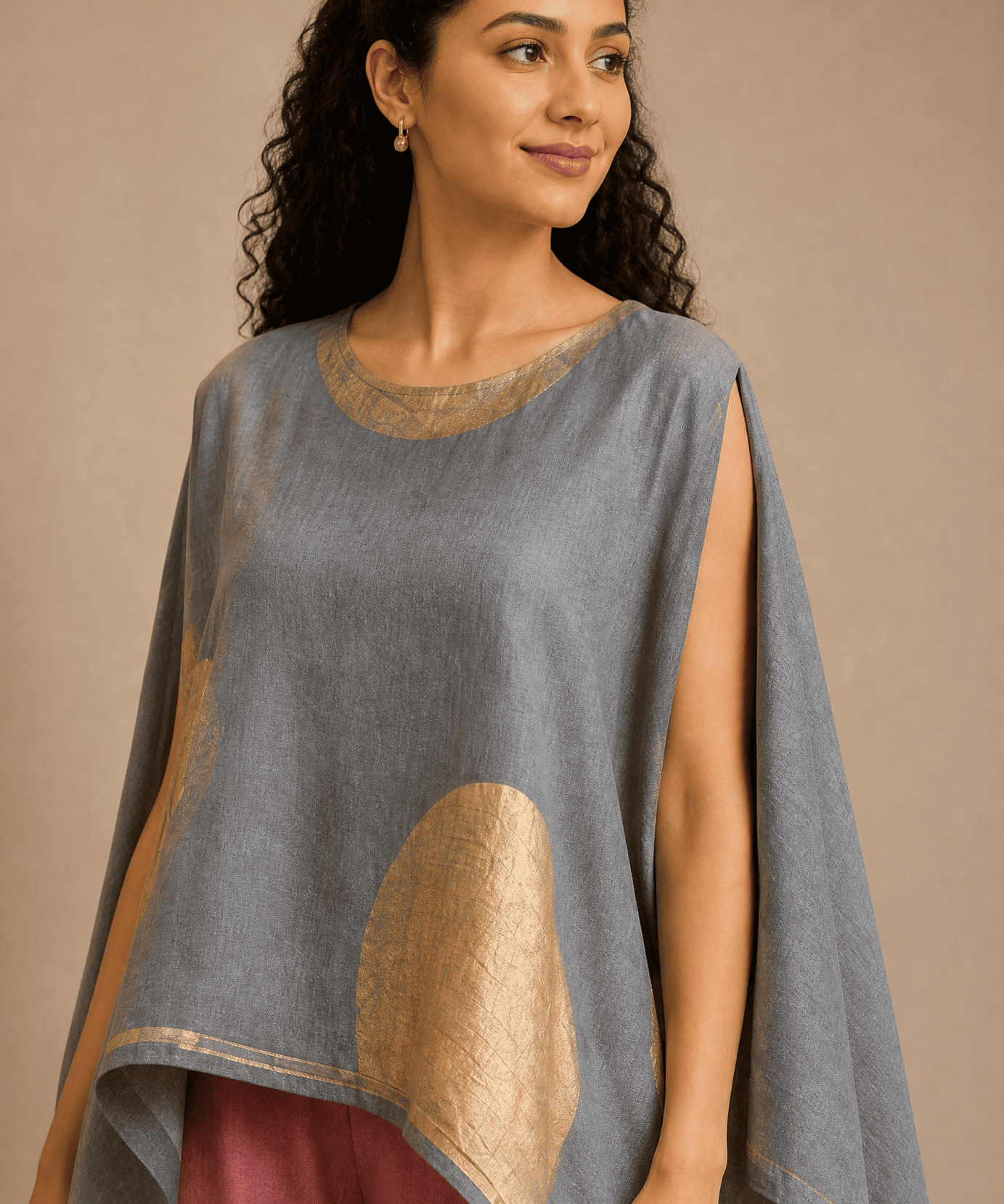 ASYMMETRIC LINEN CO-ORD SET