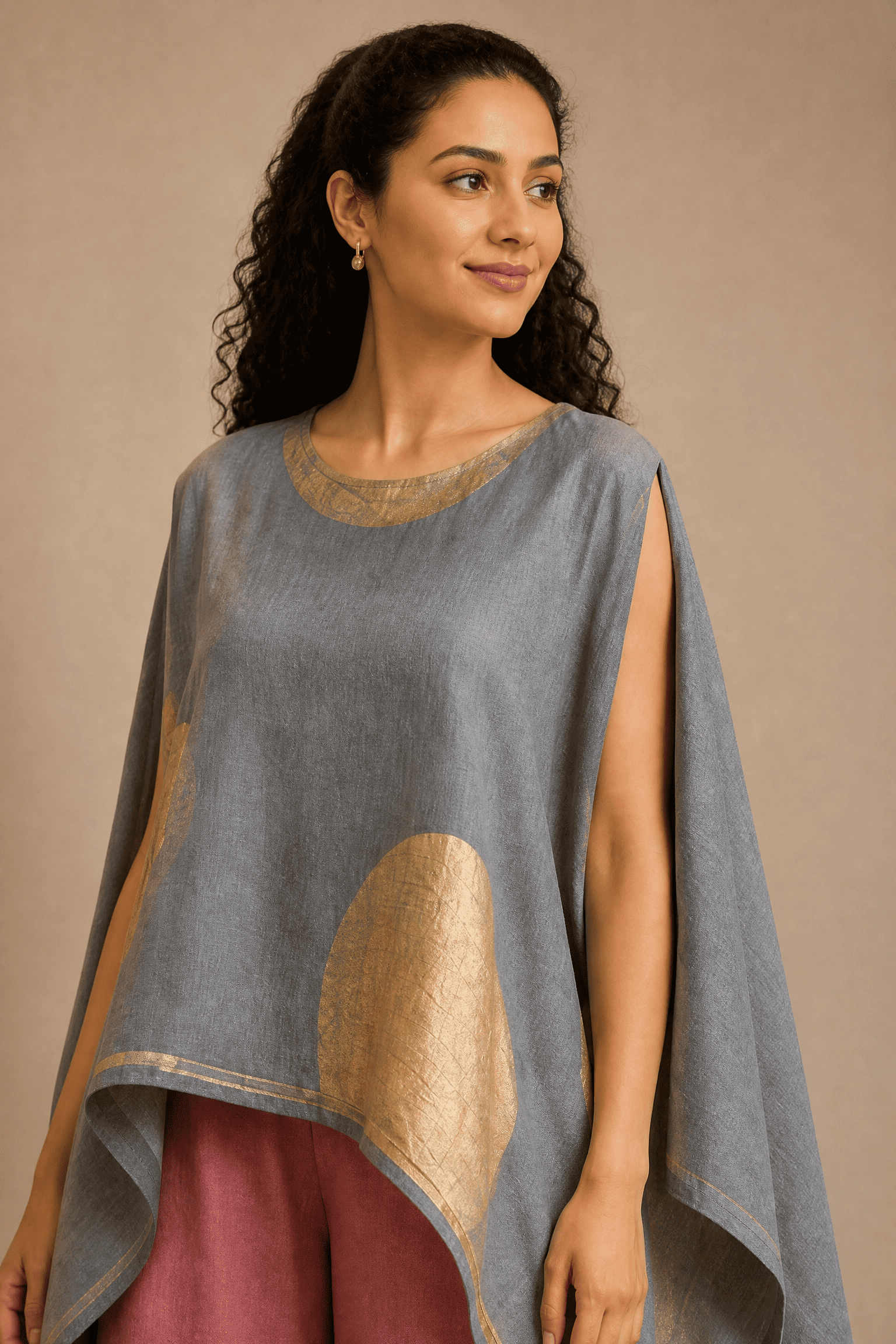 ASYMMETRIC LINEN CO-ORD SET