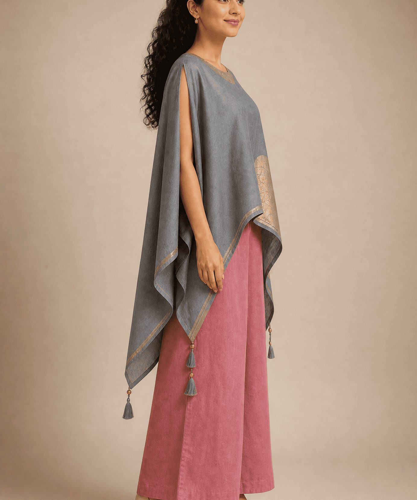 ASYMMETRIC LINEN CO-ORD SET