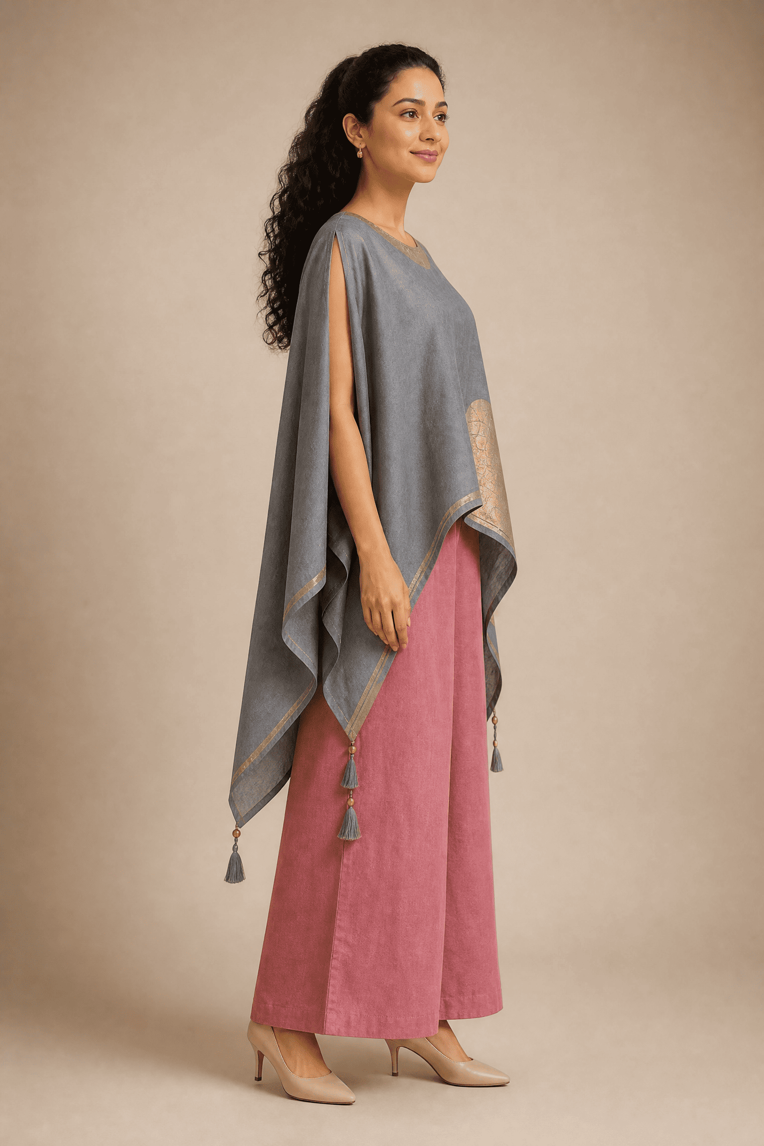 ASYMMETRIC LINEN CO-ORD SET