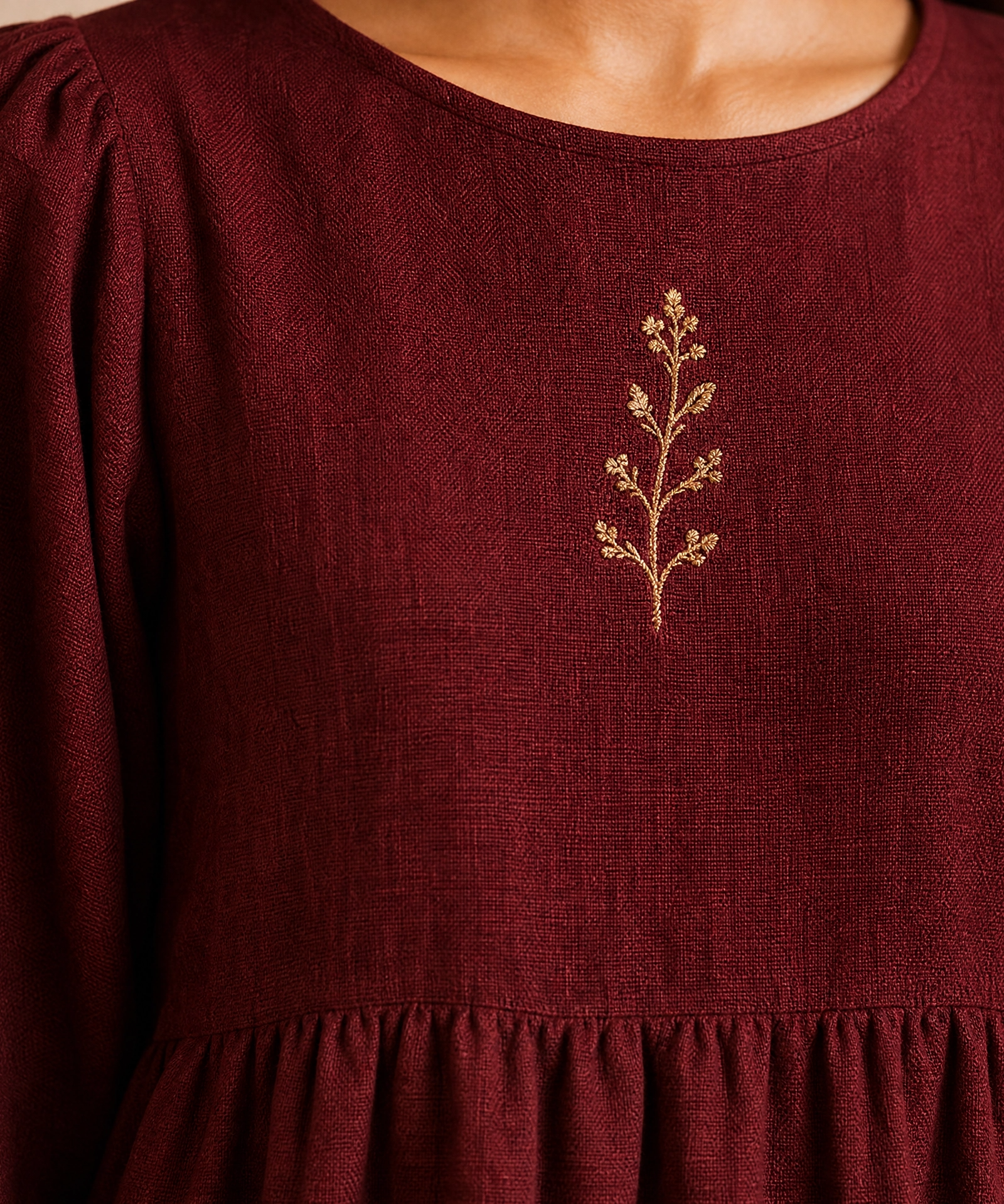 MAROON PEARL CO-ORD SET