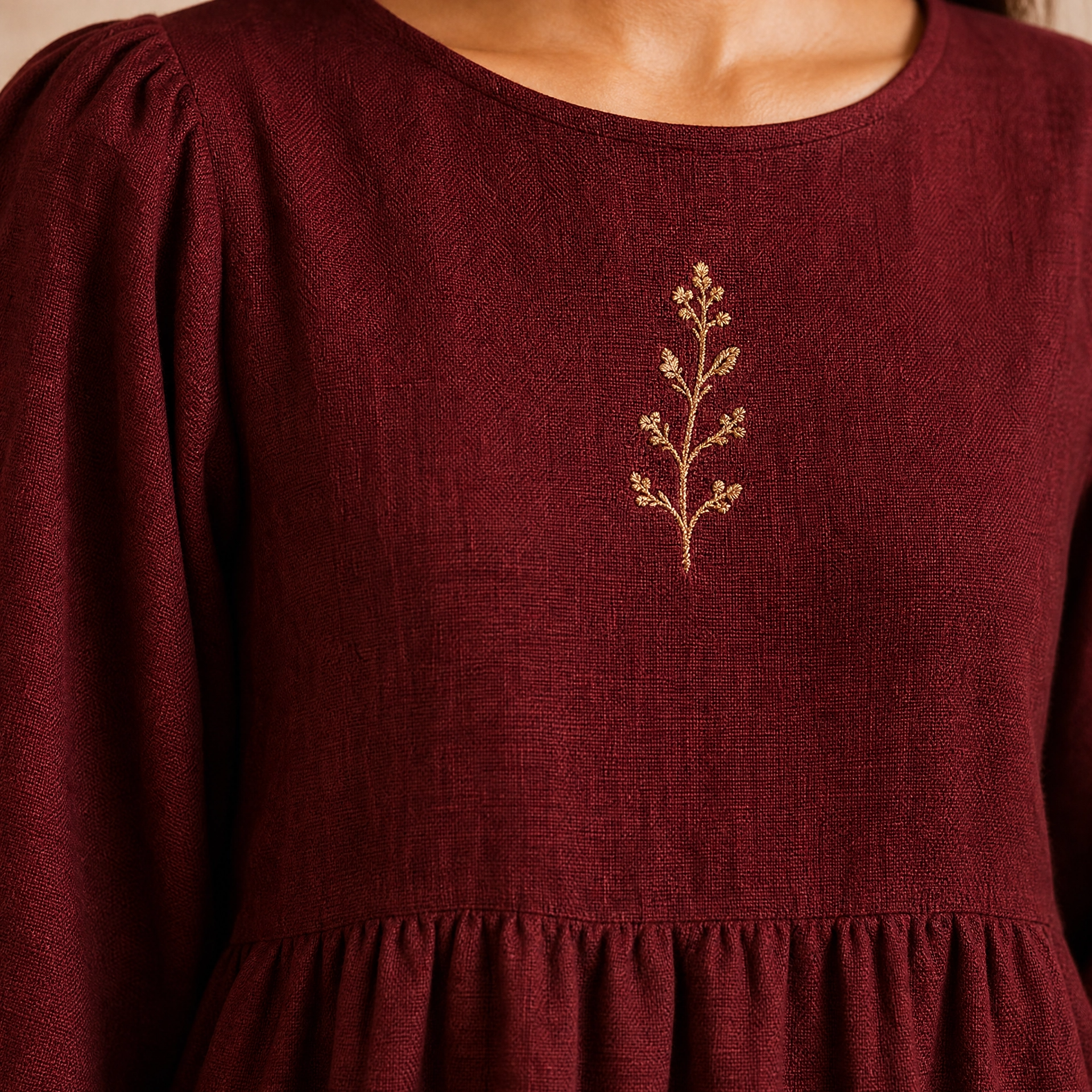 MAROON PEARL CO-ORD SET