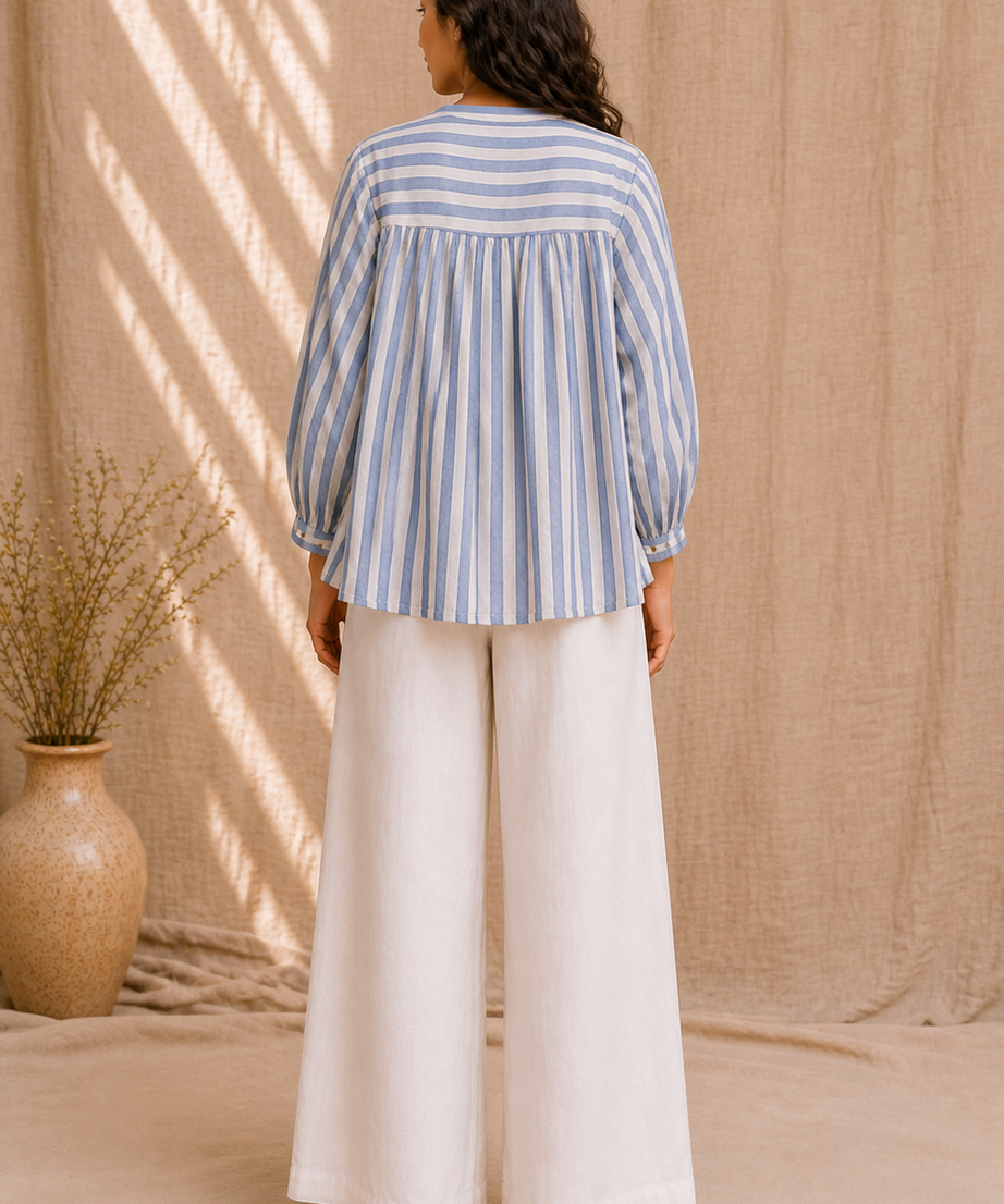 SKYLINE STRIPE COTTON CO-ORD SET