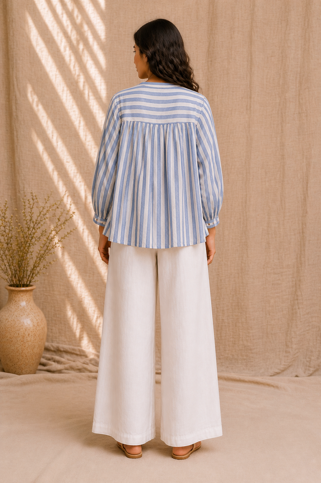 SKYLINE STRIPE COTTON CO-ORD SET