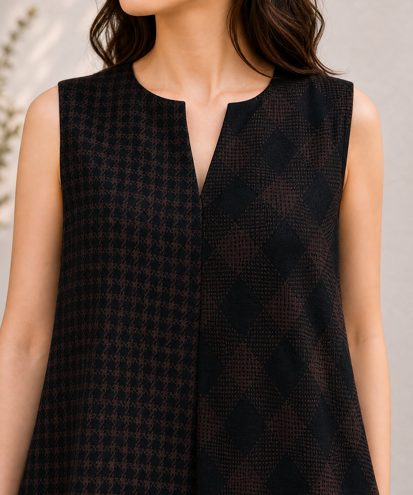 BLACK CHECKS CO-ORD SET