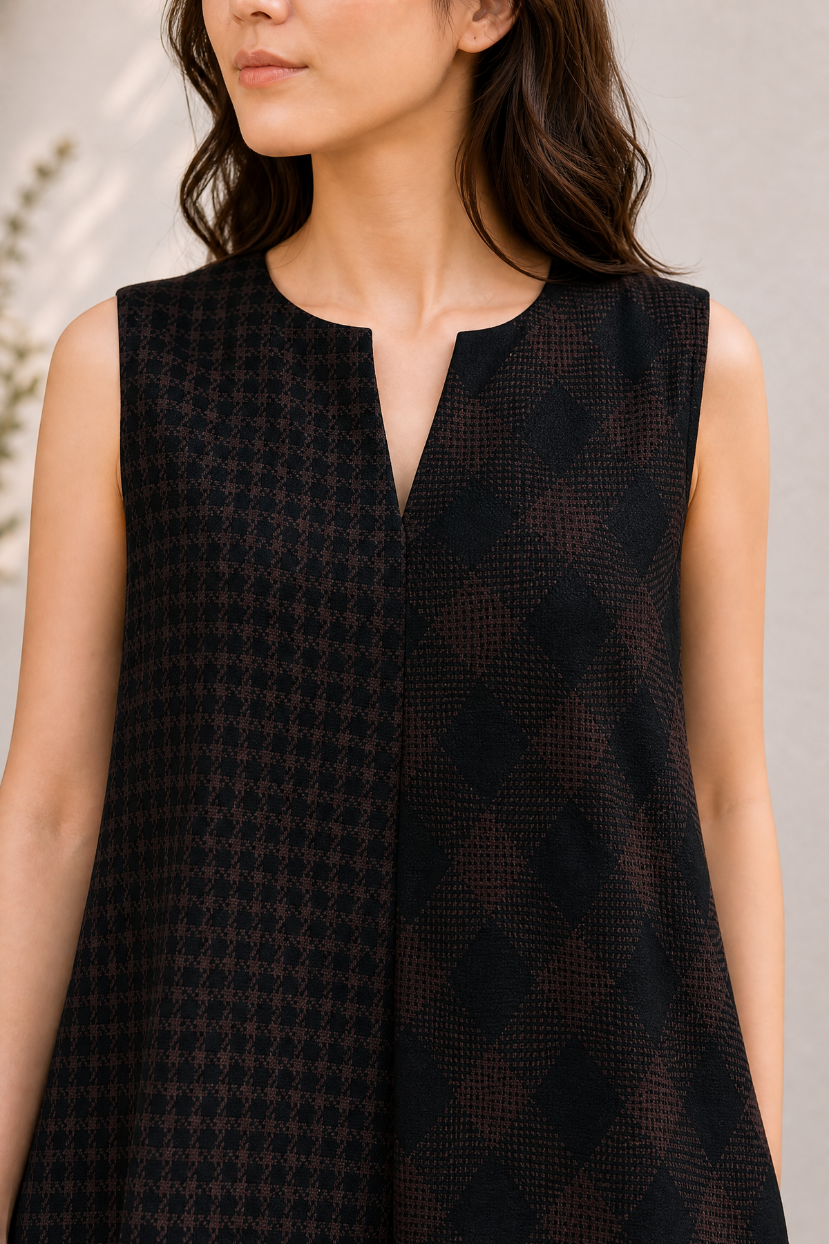 BLACK CHECKS CO-ORD SET