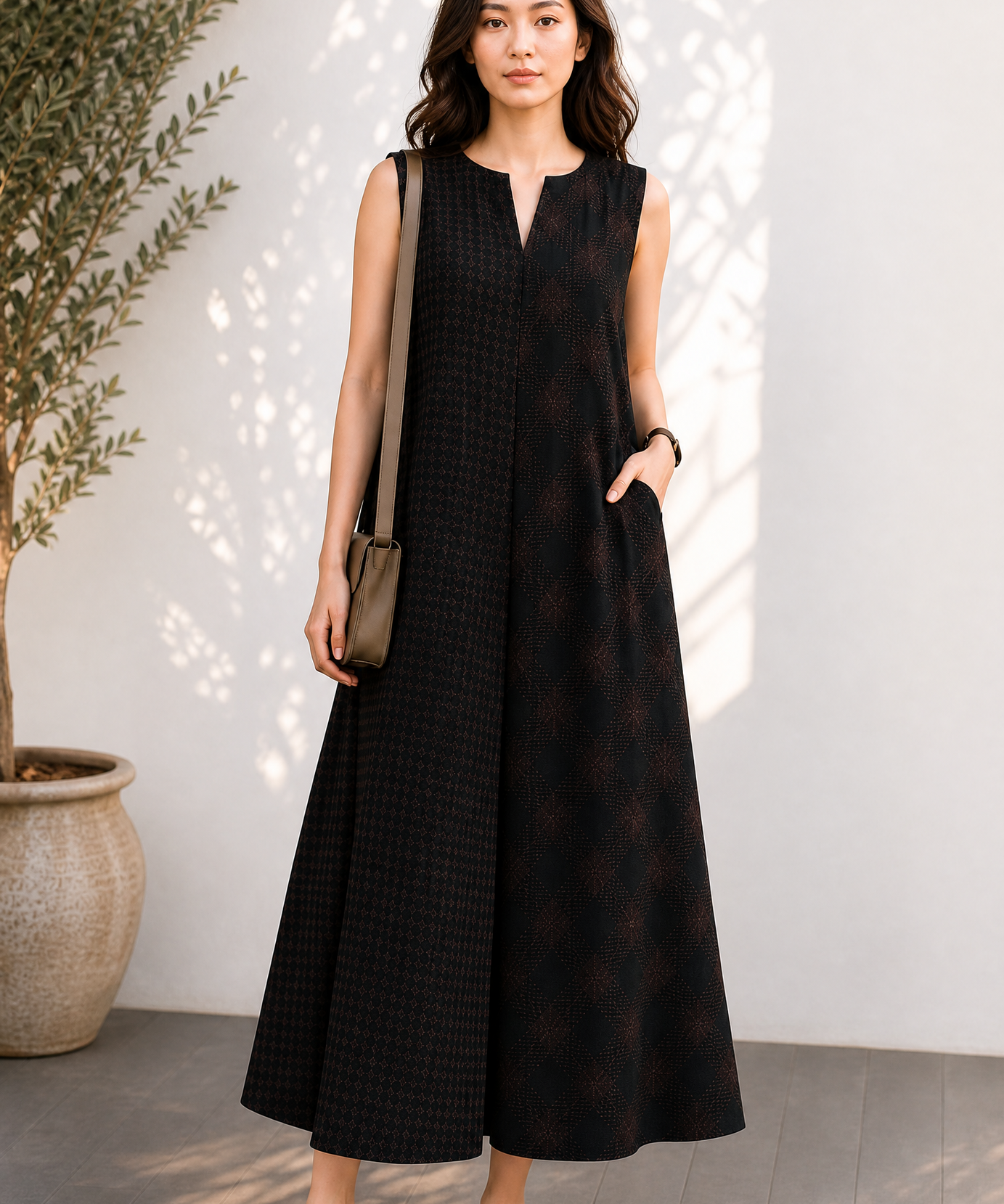 BLACK CHECKS CO-ORD SET