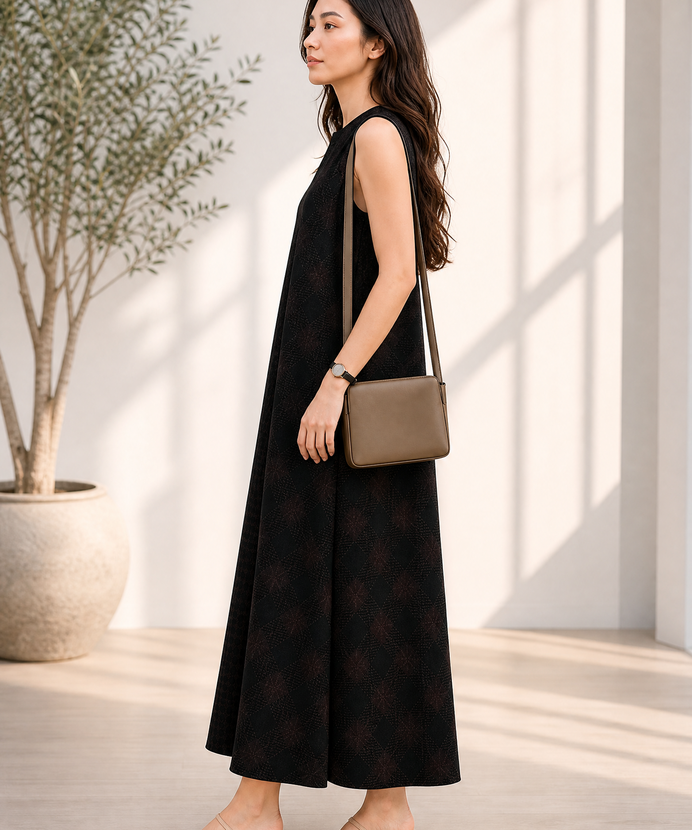 BLACK CHECKS CO-ORD SET
