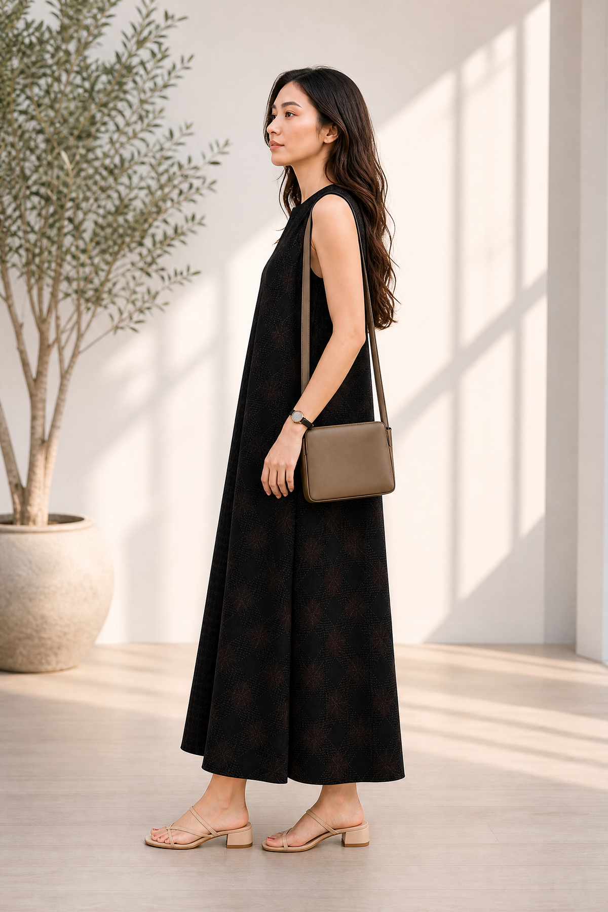 BLACK CHECKS CO-ORD SET